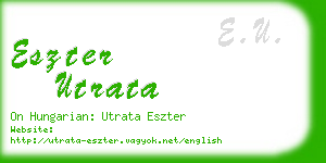 eszter utrata business card